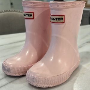 Toddler Size 5M Light Pink Hunter Rainboots